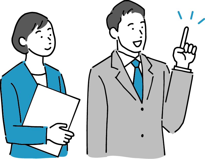 個別指導のイラスト